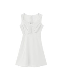 Cross Thick Shoulder Mini Dress