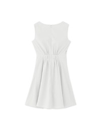 Cross Thick Shoulder Mini Dress