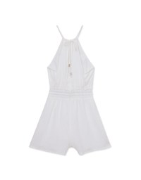 Ruched Halter Jumpsuit