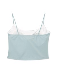 Seamless Jelly Stitch Detail Thin Strap Bra Top