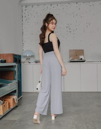 Cooling Skinny Suit High Waisted Wide Pants Culottes