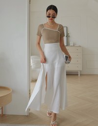 Asymmetric Knit Top