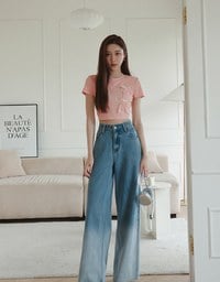 Korean Style Bow Satin Ribbon Top