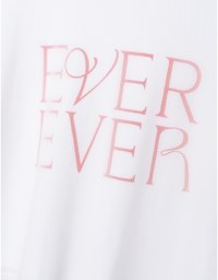 Layered Sheer Letter Top