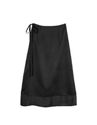 2 Way Reversible Sheer Mesh Lap Over Skirt