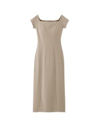 Cooling Bra Off Shoulder Maxi Dress