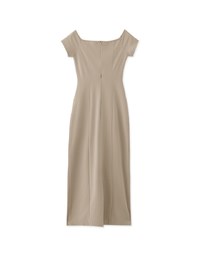 Cooling Bra Off Shoulder Maxi Dress