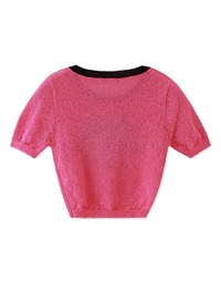 Textured Knit Alphabet Top