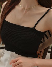 Classic Thin Strap Knit Top