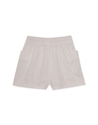 Nylon Cargo Drawstring Skorts