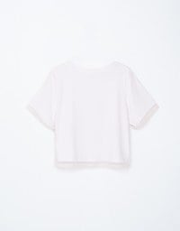 Layered Sheer Letter Top