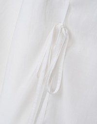 Lightly Sheer Bow Tie Blouse