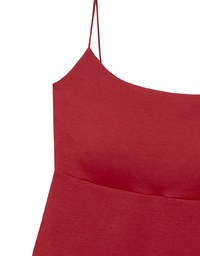 Space Cotton Bodycon Thin Straps Padded Mini Dress