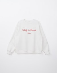 Fleece Lined Blossom Graphic Sweatshirt