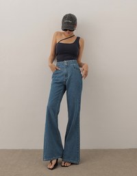 Perfect Waistline DNA Lightweight Jeans Denim Flare Pants