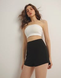 AIRY HOURGLASS Cooling High Waist Sculpted Shorts with Back Pockets