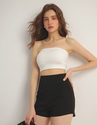AIRY HOURGLASS Cooling High Waist Sculpted Shorts with Back Pockets