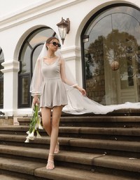 Sweetheart Neckline Wide Strap Pleated Padded Jumpsuit