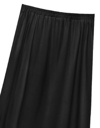 Layered Hem Flowy Chiffon Mermaid Maxi Skirt
