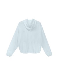 Skin Protection Sheer Zip Up Hoodie Jacket with AIR SPACE LOGO Embroidered