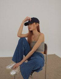 【Den!m LITE】Lightweight Soft Denim Pleated Straight Leg Pants