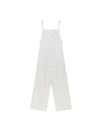 Casual Chic Wide Leg Jeans Denim Jumpsuit with Front Pocket