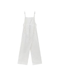 Casual Chic Wide Leg Jeans Denim Jumpsuit with Front Pocket