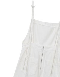 Casual Chic Wide Leg Jeans Denim Jumpsuit with Front Pocket
