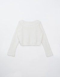 Asymmetric Shoulder Basic Knitted Top