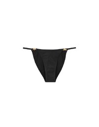 Golden Shell Accent Low Rise Bikini Bottom