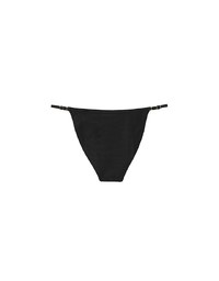 Golden Shell Accent Low Rise Bikini Bottom