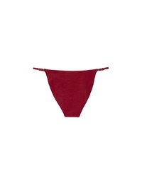Golden Shell Accent Low Rise Bikini Bottom