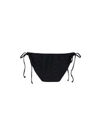 Argyle Textured Side Tie Bikini Bottom