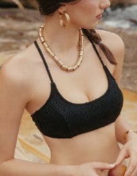 INS風 ダイヤ柄レースビキニ