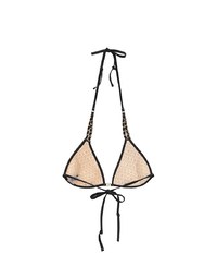 【DOUBLE PUSH】Luxury Gold Chain Shoulder Straps Bikini Top