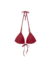 【DOUBLE PUSH】Luxury Gold Chain Shoulder Straps Bikini Top