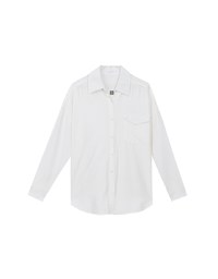 Cooling Fabric Lightweight Oversized Blouse with Pocket Detail
