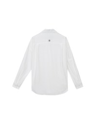 Cooling Fabric Lightweight Oversized Blouse with Pocket Detail