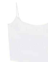 Basic Cooling Fabric Fitted Spaghetti Strap Camisole Bra Top