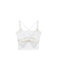 【AiR 2.0】Double Spaghetti Strap V Neck Open Back Bra Top