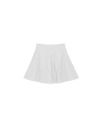 High Waist Flared Pleated Mini Skirt