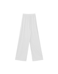 Cooling Fabric Wide Leg Pants with Drawstring Detail