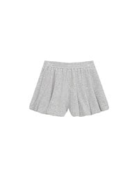 Bubble Flare High Waist Shorts with Stretch Waistband