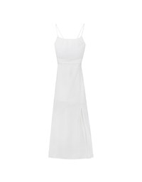 Crisscross Backless Halter Padded Maxi Dress