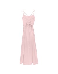 Crisscross Backless Halter Padded Maxi Dress