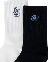 【Lyra & Toby】Embroidered Mid Length Socks