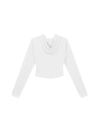 Cooling Fabric Fitted Zip-Up Hooded Jacket with Pockets Detail