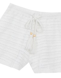 【GUT GUT】ボーダーニットリボン付きショートパンツ
