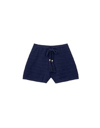 【GUT GUT】ボーダーニットリボン付きショートパンツ