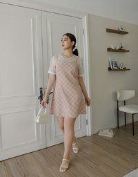 Puff Sleeve Transparent Mesh Top with Elegant Ribbon Back Design